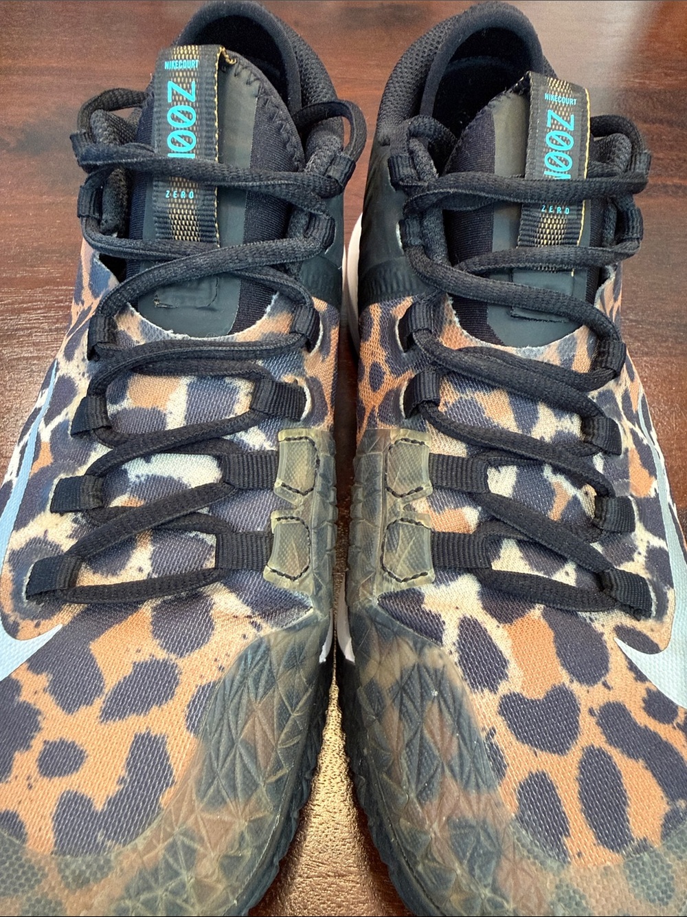 NIKE ZOOM ZERO COURT cheetah print sneakers - Picture 6 of 7